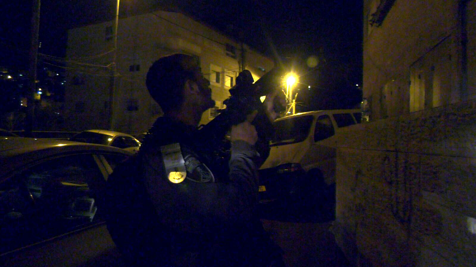 אלה המראות מהם מנסים להימנע. מבצע מעצרים לילי של משטרת ישראל, ארכיון. (צילום: דוברות המשטרה)