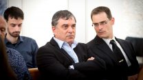 שלמה פילבר, בבית המשפט (צילום: מרים אלסטר / פלאש 90).