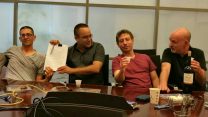 חתימת הסכם בחברת Surecomp (צילום: באדיבות ועד עובדי Surecomp)