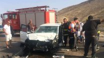 התאונה בצומת הנגב. צילום: יוסי זיסו דוברות מד"א