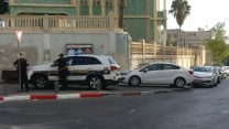 שוטרים בזירת אירוע הירי ביפו, 29.7.2017 (צילום: דוברות המשטרה)