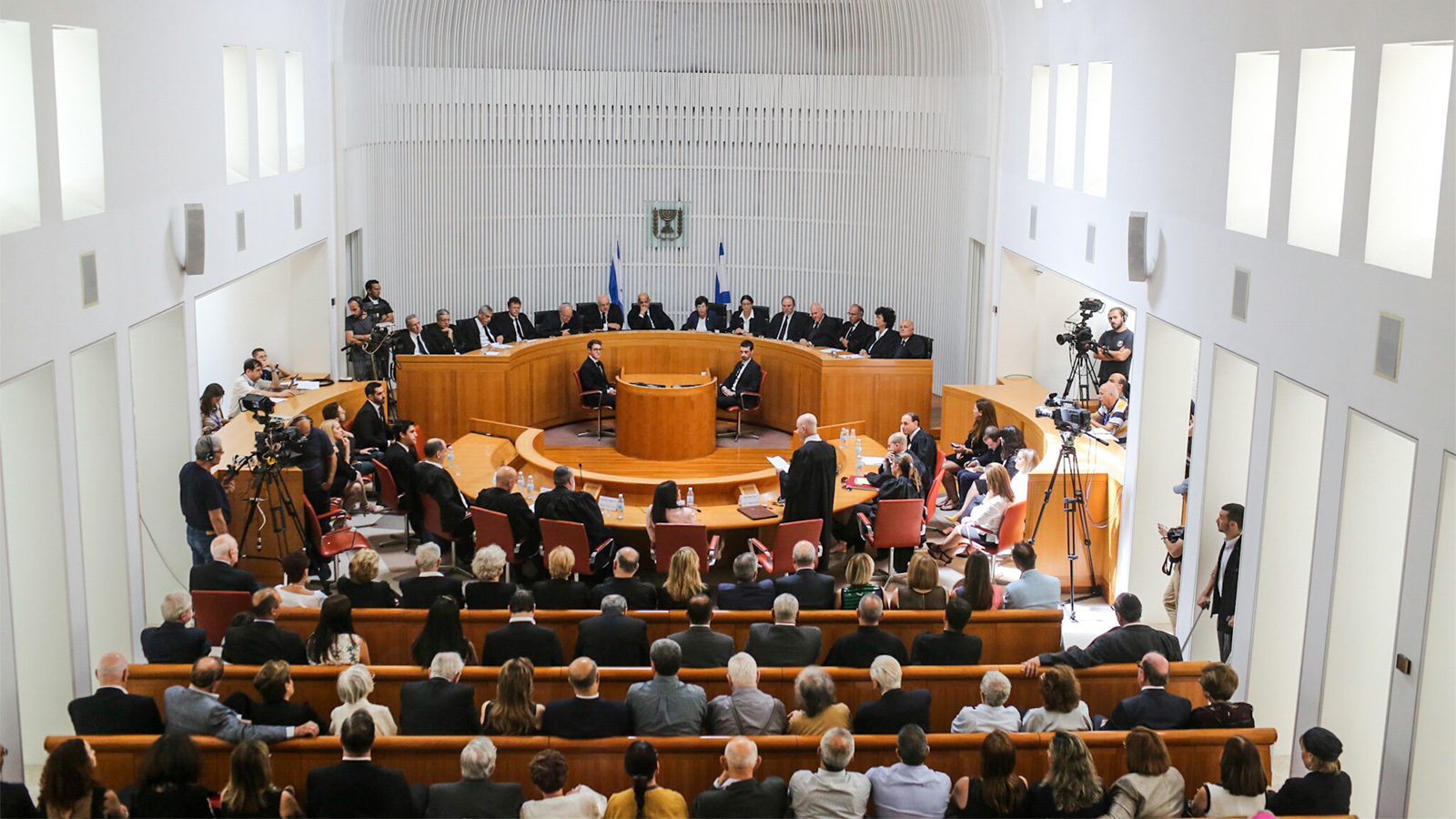 טקס הפרידה משופט העליון ג'ובראן (צילום: נועם מושקוביץ)