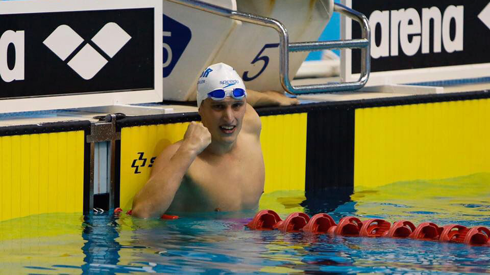 גיל קיזלר קבע שיא ישראלי חדש ב800 מ' חופשי (תמונה  באדיבות איגוד השחייה הישראלי)