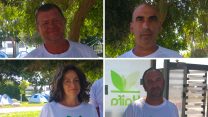 עובדי חיפה כימקלים דרום (צילום: מיכל רוטנברג)