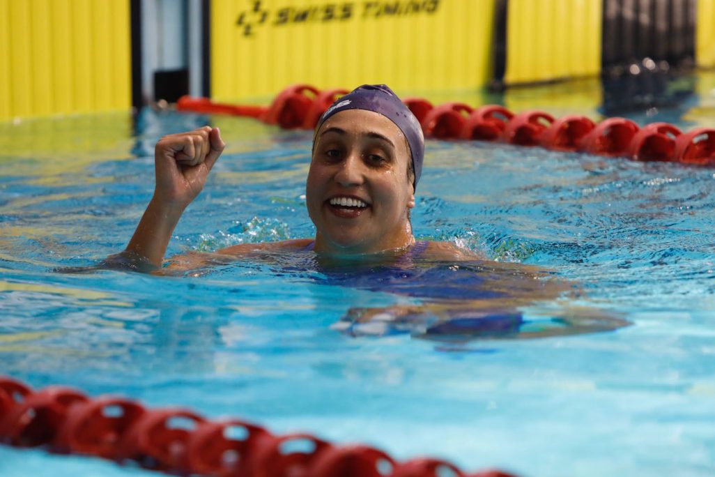 אנדי מורז באליפות ישראל בשחייה (צילום: גיא יחיאלי)