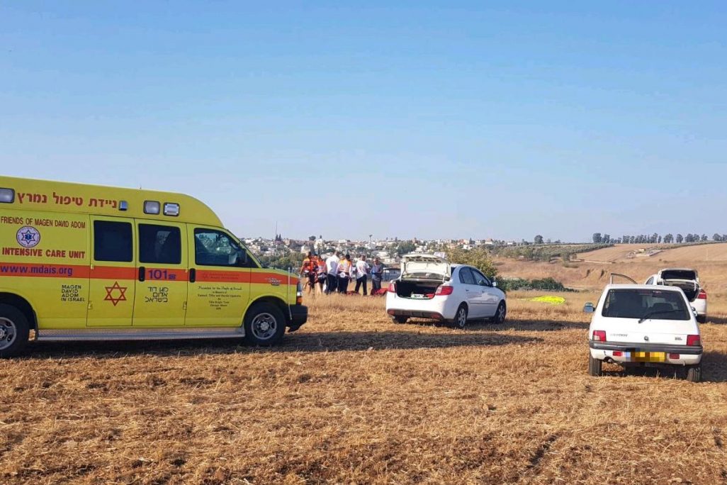 זירת התאונה (צילום: תיעוד מבצעי מד"א) זירת תאונה (צילום: תיעוד מבצעי מד"א)