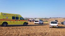 זירת תאונה (צילום: תיעוד מבצעי מד"א)