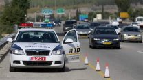 ניידת משטרה בכביש (צילום אילוסטרציה: אביר סלטן \ פלאש90)