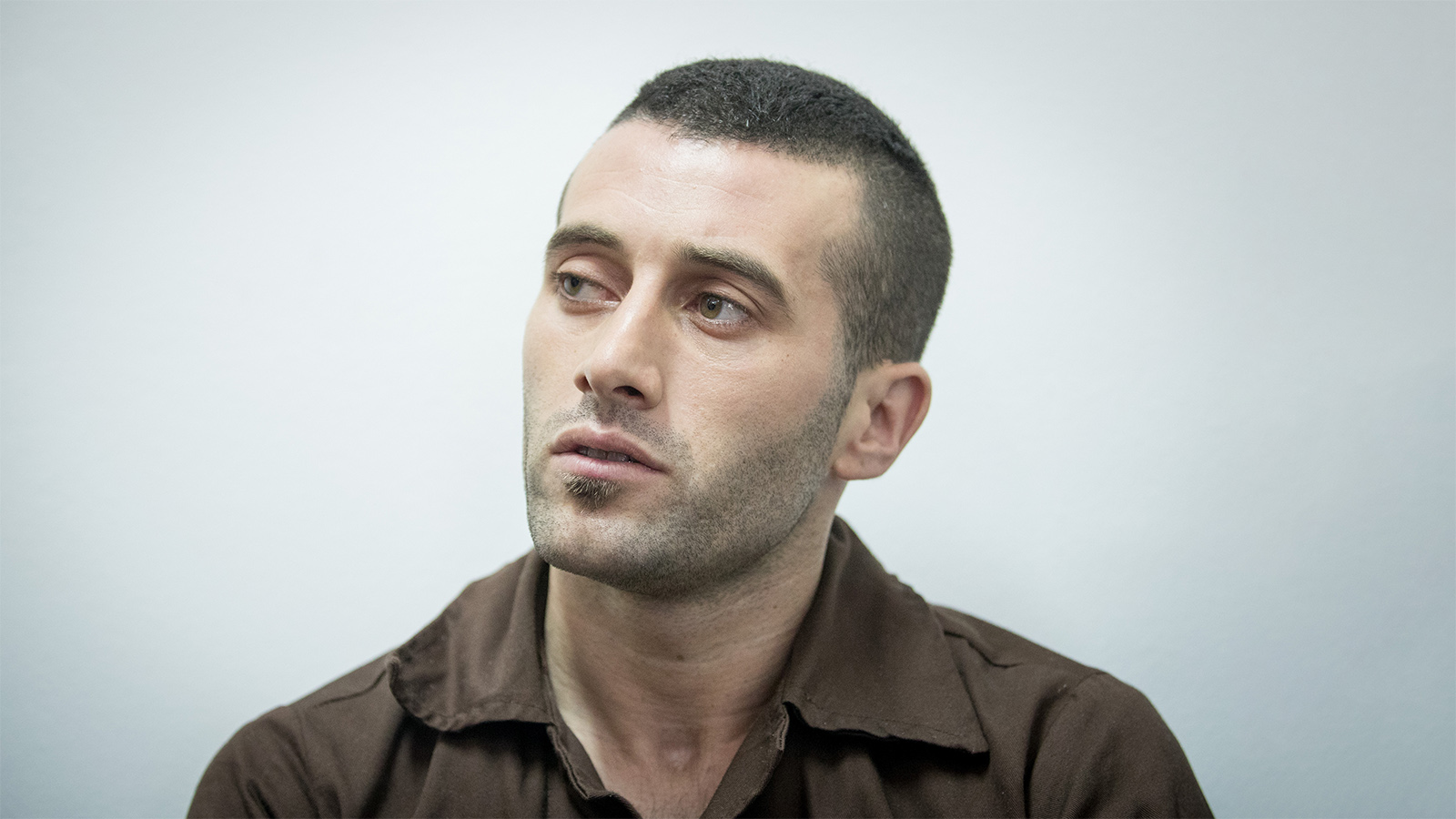 מוחמד חארוף, שהורשע ברצח מיכל חלימי, בבית המשפט בירושלים (צילום: יונתן זינדל/ פלאש 90)