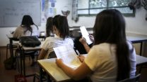 תלמידות י"ב במבחן בגרות (צילום אילוסטרציה: הדס פרוש / פלאש 90)