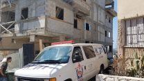 פינוי הפועל ההרוג בבני ברק (צילום: דוברות זק"א)