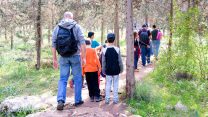 ילדים בטיול שנתי עם הורה מלווה, ארכיון (צילום: shutterstock).