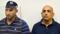 דוד שרן בהארכת המעצר (צילום: יהודה חיים/ פלאש 90)
