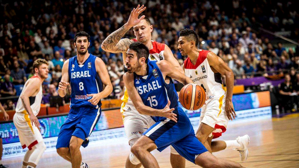 ישראל גרמניה  בכדורסל (צילום: עודד קרני).