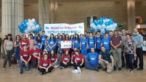 נוער נעל"ה  ותיקים וחדשים , לצד מדריכים מ'חוות הנוער הציוני' בנתב"ג - 4/9/2017 (באדיבות מנהלת נעל"ה)