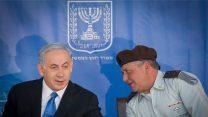 ראש הממשלה בנימין נתניהו והרמטכ"ל גדי איינזקוט. ארכיון (צילום: מרים אלטשר/ פלאש 90)