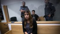 שירי סובול בשימוע בבית המשפט, היום (צילום: מרים אלטשר/ פלאש 90)