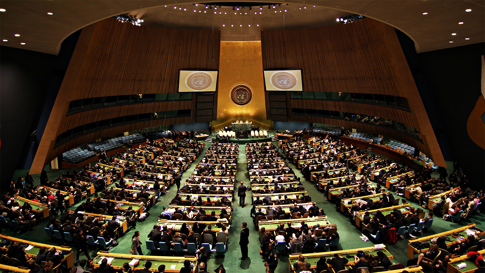 העצרת הכללית של האו״ם (צילום: Basil D Soufi / ויקיפדיה).