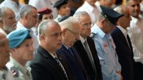 טקס הזיכרון לחללי מלחמת יום כיפור בהר הרצל (צילום: מארק ניימן / פלאש 90).