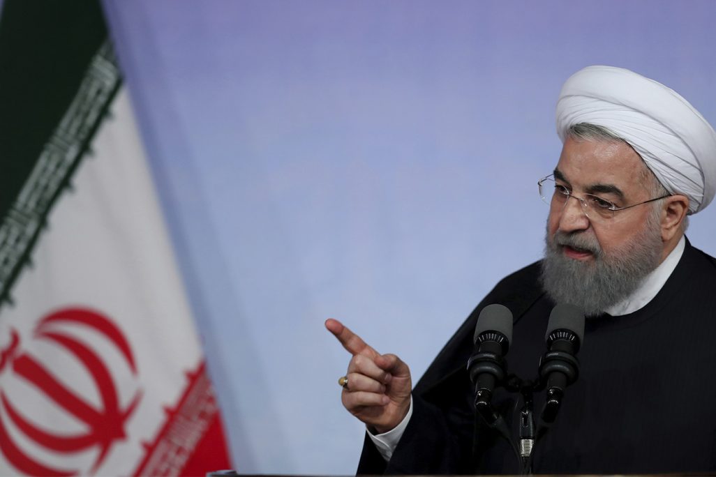 נשיא אירן, חסן רוחאני. אוקטובר 2017. (Iranian Presidency Office via AP)