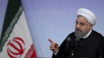 נשיא אירן, חסן רוחאני. אוקטובר 2017. (Iranian Presidency Office via AP)