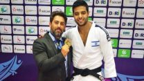 שגיא מוקי זוכה מדליית זהב בגרנד פרי טאשקנט (צילום: עמוד הפייסבוק של הוועד האולימפי בישראל)