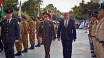 שר הביטחון ליברמן בפגישה עם שר ההגנה הרוסי סרגיי שויגו בקרייה (צילום: אריאל חרמוני/ משרד הביטחון)
