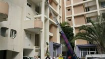 נפילה מגובה בראשון לציון (צילום: תיעוד מבצעי מד״א).