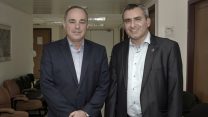 שר הגנת הסביבה אלקין ושר האנרגיה שטייניץ (צילום: משרד האנרגיה)