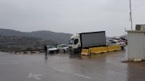 מעבר ריחן מושבת, במסגרת הצעדים הארגוניים של עובדי רשות המעברים, 29 בנובמבר 2017. (דוברות ההסתדרות)