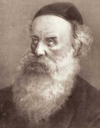 הרב שניאור זלמן מלאדי, נפטר ב-1812, מייסד חסידות חב&quot;ד. ציור שצויר כ-60 שנים לאחר פטירתו על ידי הצייר בוריס שץ.