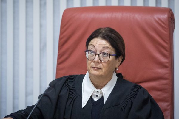 אסתר חיות, נשיאת בית המשפט העליון (צילום: יונתן זינדל/ פלאש90)