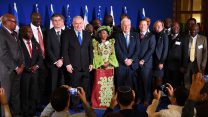 חתימת מזכר הבנות להצטרפות ישראל ליוזמת Power Africa (צילום: דוד אזגורי, שגרירות ארה"ב, תל אביב)