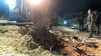 מנהרת טרור של חמאס שחצתה לשטח ישראל מחאן יונס שברצועת עזה (צילום: אתר צה"ל)