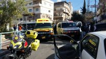 תאונת עבודה בבניין בנצרת, ארכיון  (דוברות מד"א)