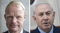 נתניהו, שולץ (צילום: יונתן זינדל / פלאש 90 ו- News Oresund/ flicker)
