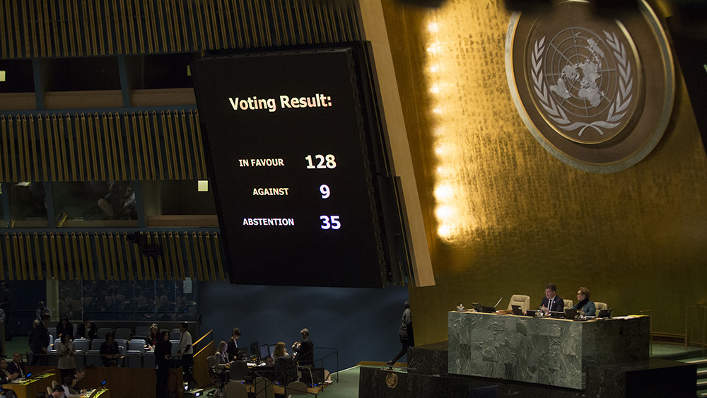 הצבעת האו״ם על ההכרה בהצהרת טראמפ על ירושלים כבירת ישראל (צילום: עמיר לוי / פלאש 90).