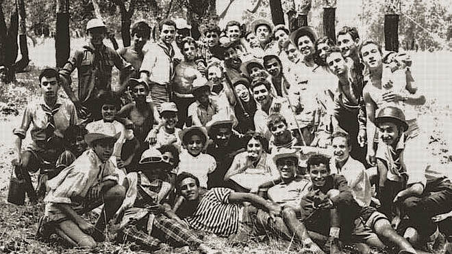 מחנה קיץ דרור מרוקו (צילום מתוך הספר &quot;נוער בסערה&quot;, באדיבות ד&quot;ר אריה אזולאי)