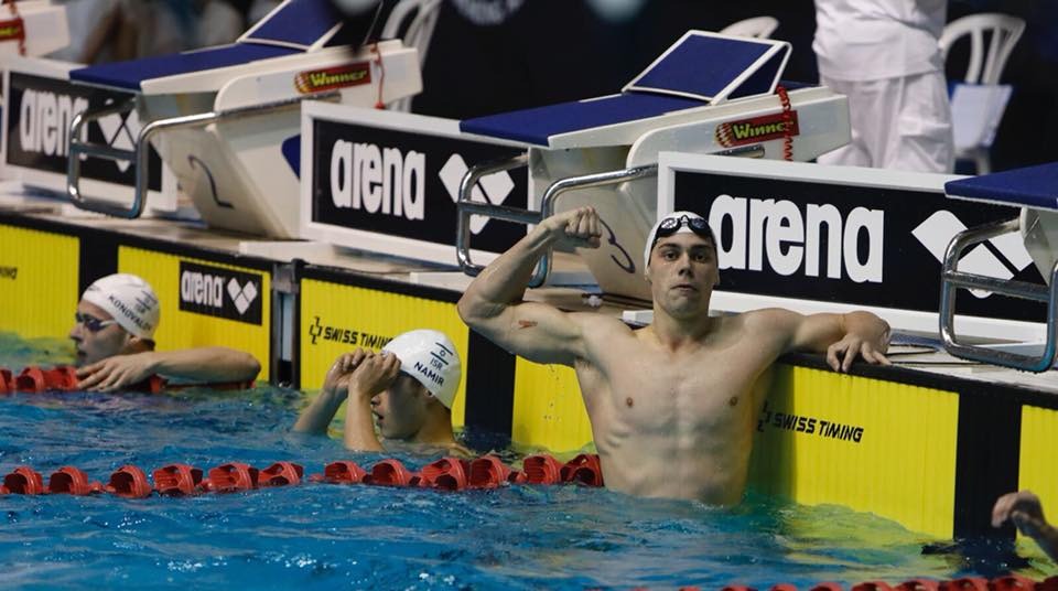 דניס לוקטב אליפות ישראל בשחייה (צילום - גיא יחיאלי, באדיבות איגוד השחייה)