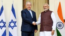 נתניהו ומודי במסיבת עיתונאים משותפת (צילום: אבי אוחיון/ לע"מ)