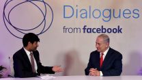 נתניהו מתראיין לפייסבוק הודו בכנס Raisina Dialogue בניו דלהי (אבי אוחיון, לע"מ)