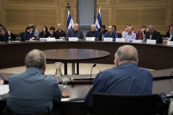 דיון בועדת העבודה והרווחה בנושא קצבאות הנכות. 17 בינואר (צילום: הדס פרוש/ פלאש90)