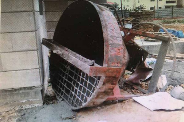 חשד לתאונת עבודה באתר בניה ברחוב עמק יזרעאל באשקלון (דוברות המשטרה)