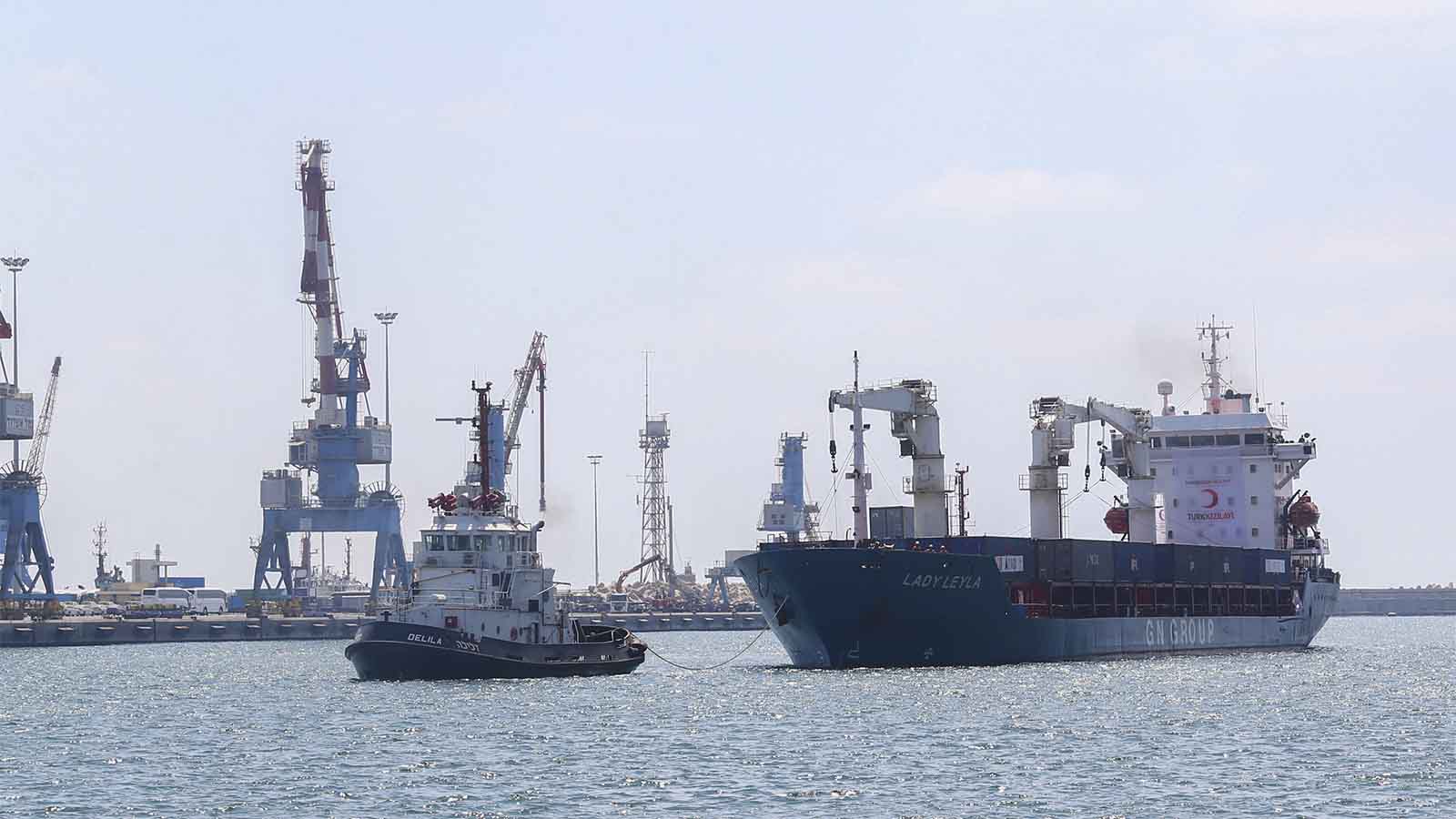 ספינה נכנסת לנמל אשדוד. ארכיון (צילום: פלאש 90)
