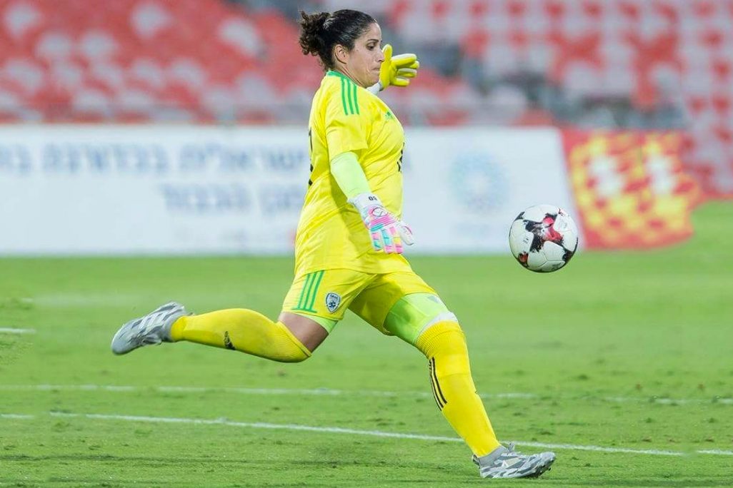 חנית שוורץ שוערת נבחרת ישראל בכדורגל (באדיבות המצולמת).