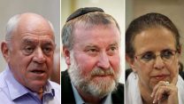 גרסטל, מנדלבליט ובר-און (פלאש90)