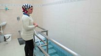 חיה יהוד, יו"ר ועד הבלניות במקווה באשדוד (יעל אלנתן)