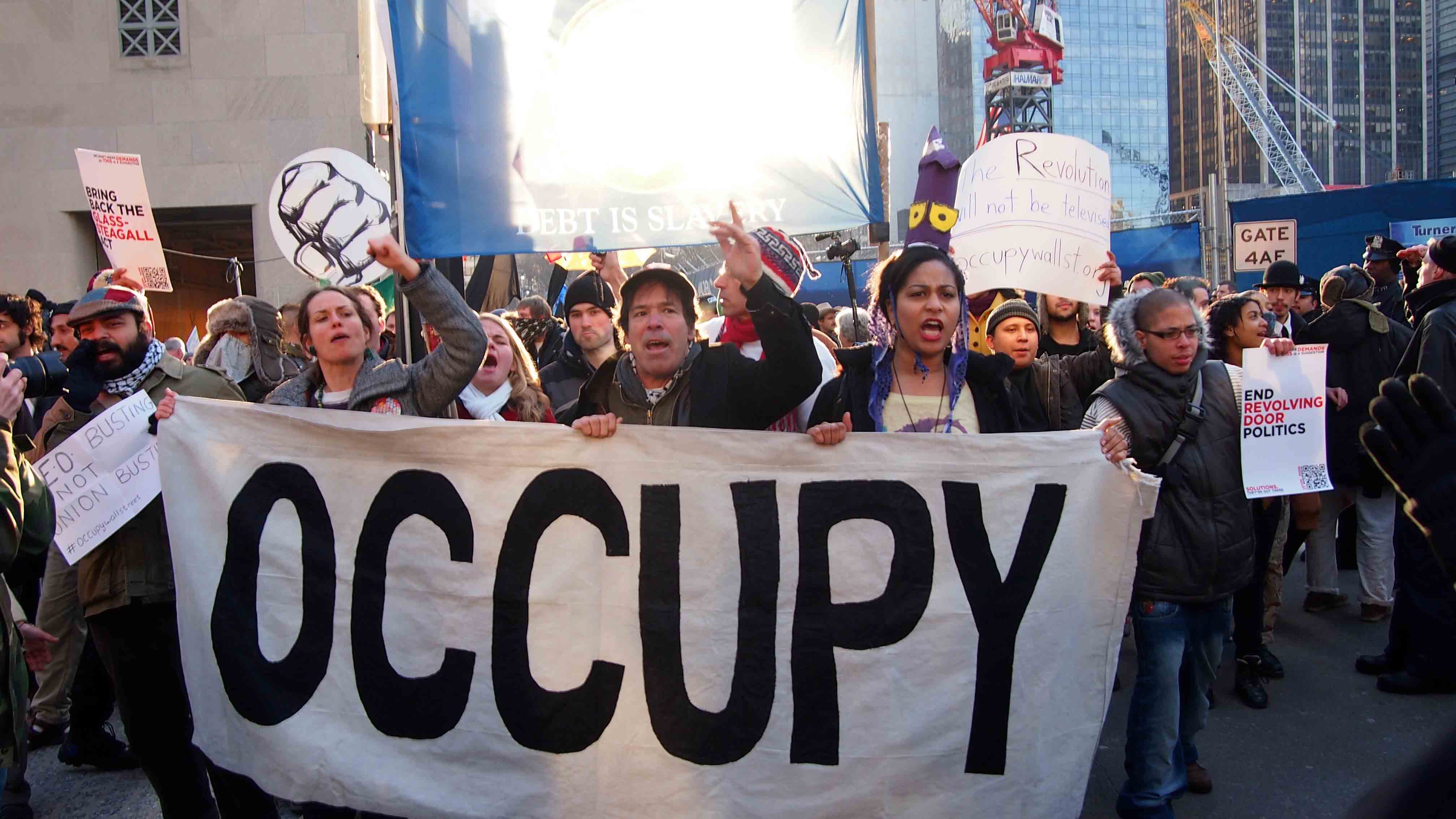 הפגנה בניו יורק ב12 לדצמבר 2011 (Editorial credit: Daryl L / Shutterstock.com)