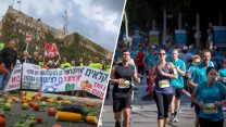 מרתון תל אביב | הפגנת חקלאים מול משרד האוצר (צילומי ארכיון: פלאש90)
