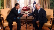 ראש הממשלה בנימין נתניהו נועד עם נשיא גואטמלה ג'ימי מוראלס בוושינגטון (חיים צח  לע"מ)